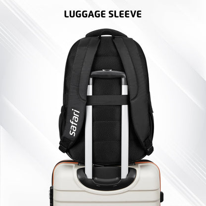 SAFARI Aura 3  Antitheft ,Trolley Sleeve & Laptop Backpack -37 L