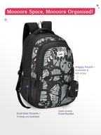 Genie  Morphi Laptop School Backpack  For Girls |19 Inch-36 L