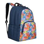 Arctic Fox Color Splash  School Backpack for Boys and Girls -34 Liters (Dark denim)