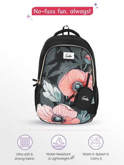 Genie Aurela Backpack For Girls |19 Inch-36 Litres
