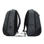 Arctic Fox Alarm Zipper System | Anti-Theft Backpack with USB Charging Port | 15.5 Inch Laptop Bag (Glitch Black-35L)