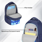 SAFARI BONUS 6 Freebie pencil pouch, Rain Cover Backpack  -37 L-(Blue)