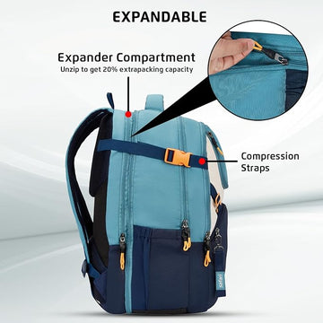 SAFARI Expand 13 Large 43 L Laptop Backpack – Dhariwal Bags SAFARI Expand 13 Large 43 L Laptop Backpack – Dhariwal Bags
