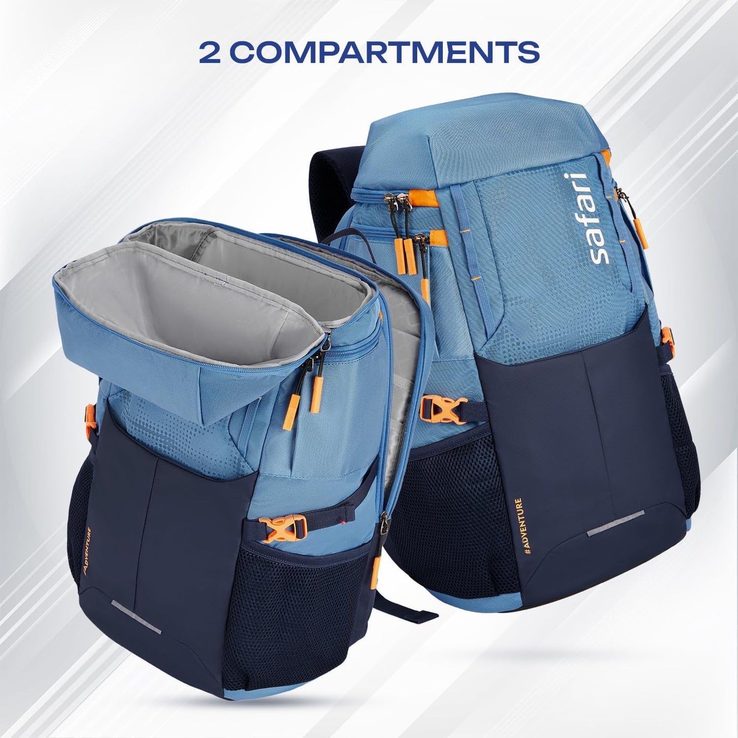 SAFARI Quest 3 Laptop Backpack-45 L (Blue)