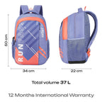 SAFARI Triplex 7 Armor Base, File holder, Rain Cover Backpack-37 L