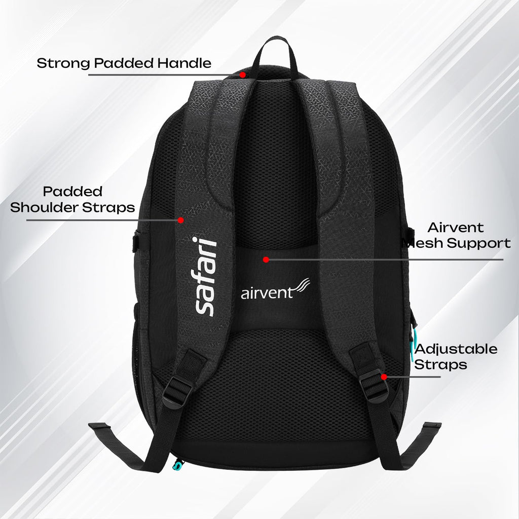 SAFARI Expand 18  Laptop Backpack -43 L (Black)