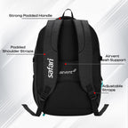 SAFARI Expand 18  Laptop Backpack -43 L (Black)