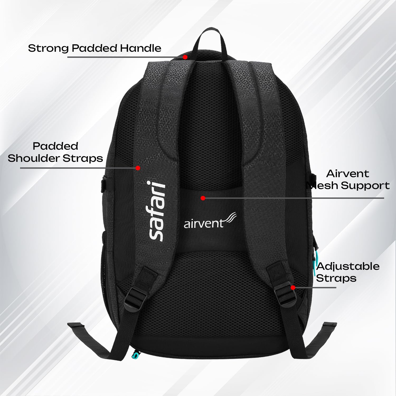 SAFARI Expand 18  Laptop Backpack -43 L (Black)