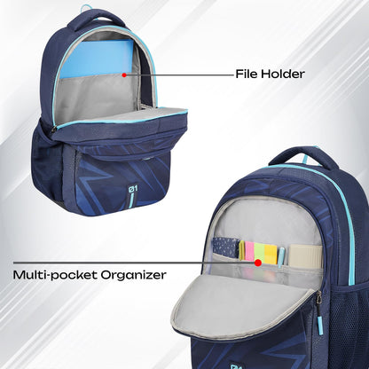 SAFARI Triplex 6 Armor Base, File holder, Rain Cover Backpack -37 L