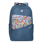 Arctic Fox Buffoon  15.6 inch Laptop Backpack for Men and Women -37 Liters (Dark denim)