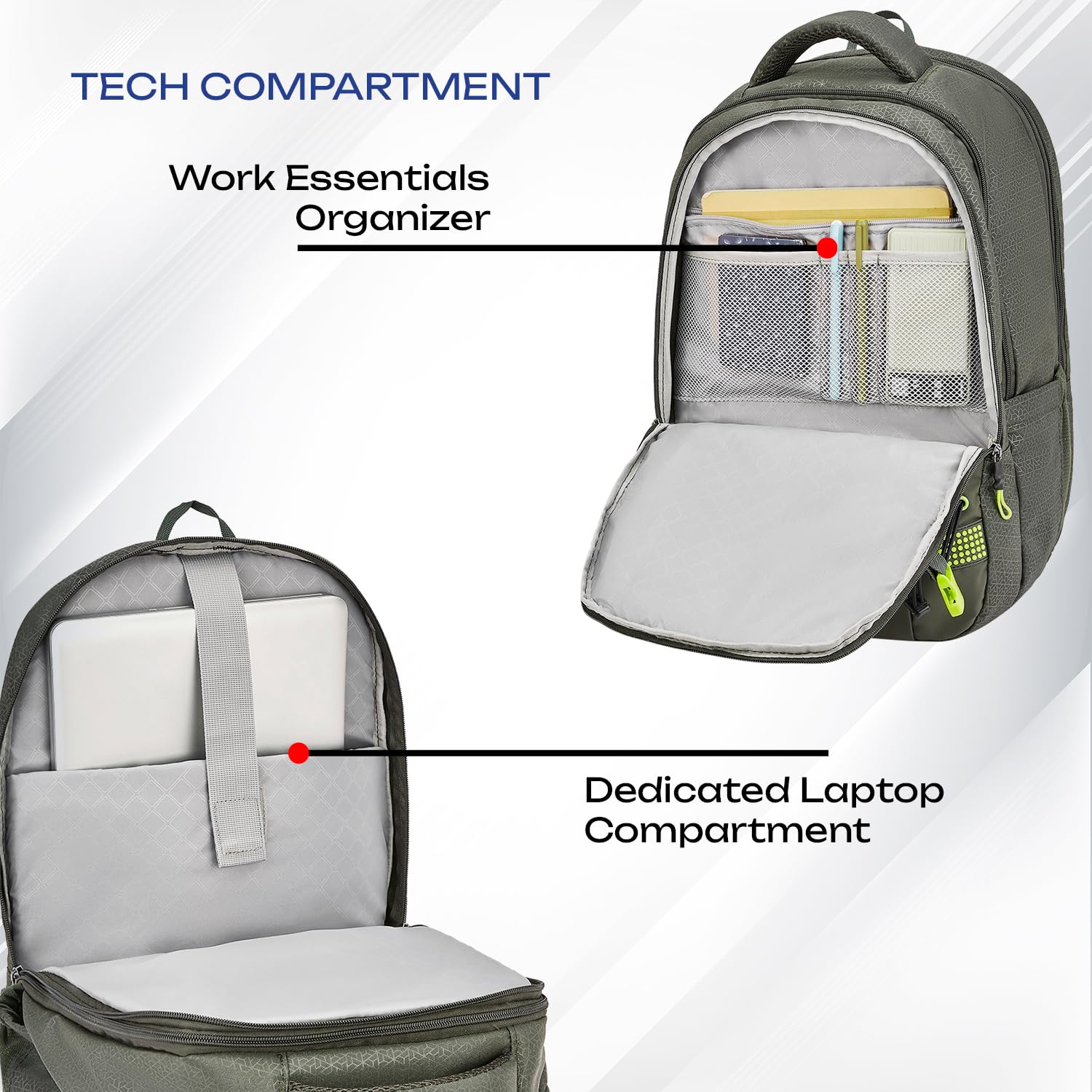 SAFARI Expand 18  Laptop Backpack -43 L (Black)