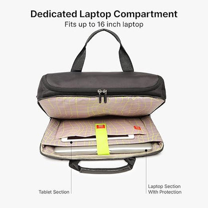 Uppercase 14L Omega 02 Professional Laptop Messenger Bag | upto 15.6''| 3x More Water Resistant