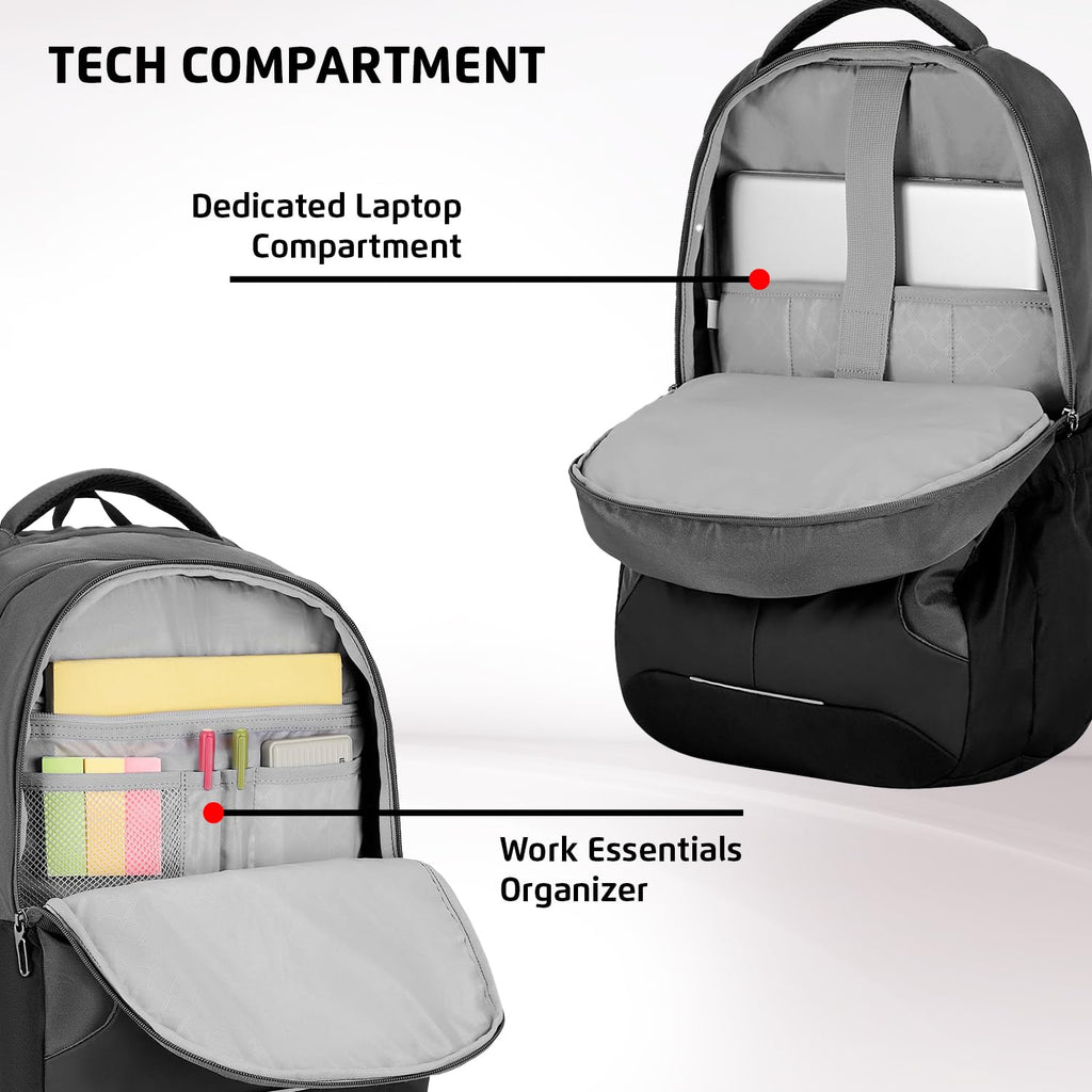 SAFARI  Spade 2  Large 34 L Laptop Backpack With RainCover