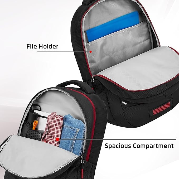 Safari 37L Bonus 1 Casual Backpack with Armor Base, Detachable Freebie Sling Bag, Side Bag, Bottle Holder, Front Pocket, File Holder, School & College Bags, Office Bag