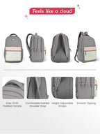 Genie Snuggle  Backpack For Girls |19 Inch-36 Litres