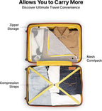 Uppercase Arbor Large Hardsided Trolley Bag, Scratch proof Surface, Combination Lock Check-in Suitcase 8 Wheels