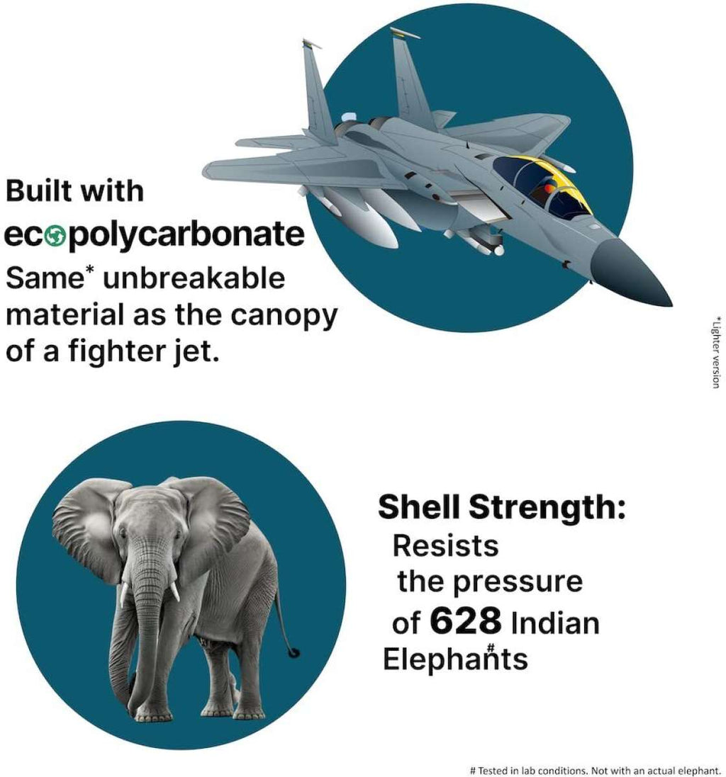 Uppercase Topo Cabin n Check-in TSA Lock Hard Trolley Orange n White