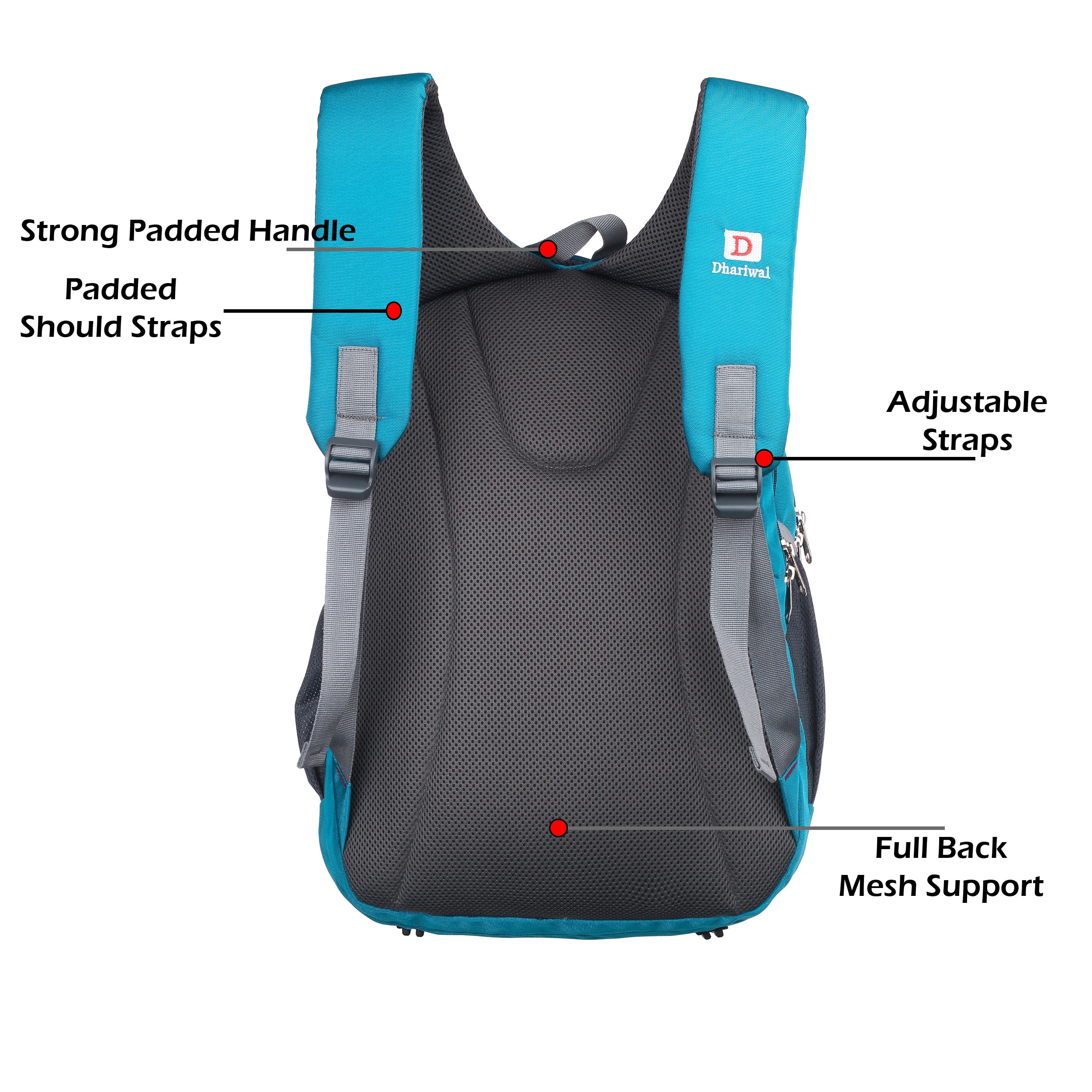 Dhariwal Backpack for Men & Women | Office, Travel, School, College bag| 45L  BP-232
