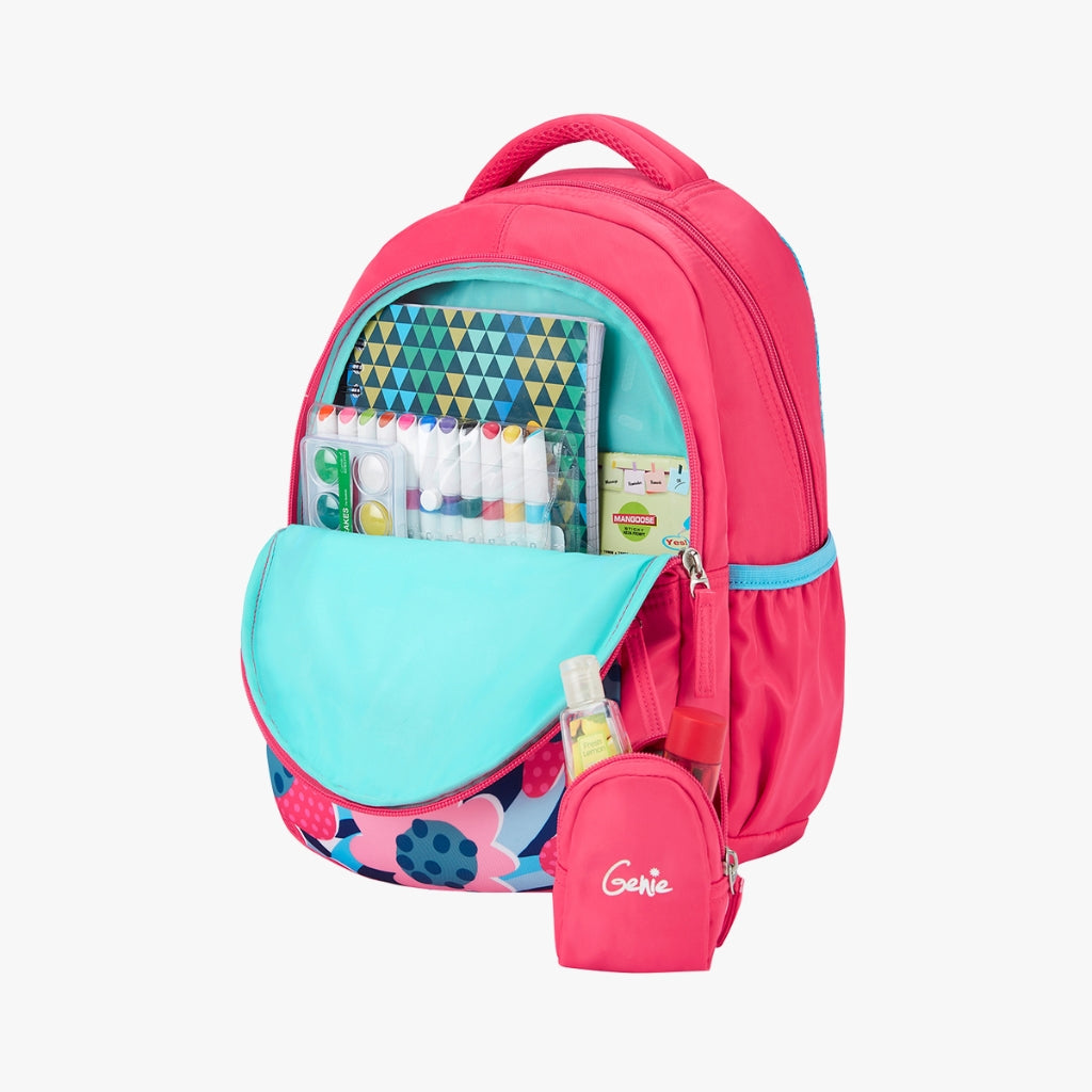 Genie Fluffy 20L Kids Backpack With Comfortable Padding