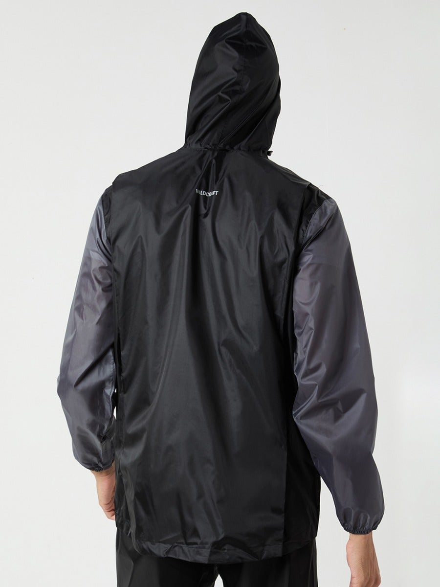 Wildcraft Men 2 Tone Bag Pro Rain Coat Cheater Suit  (43136/7)