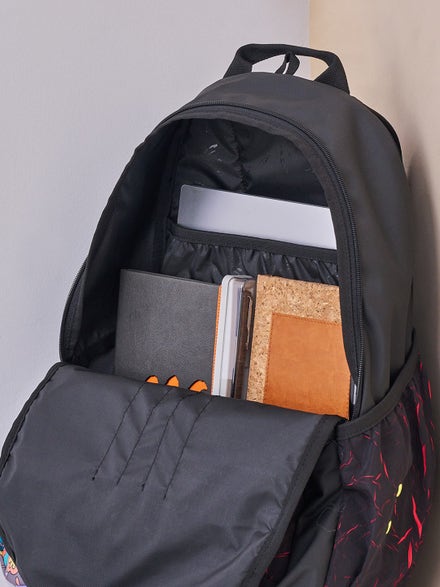 Wiki Stylish Unisex Girl 2 Durable & Lightweight backpack (29.5 Litre, Black)