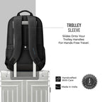 Gear Compact 17.5" Faux Leather Water resistant Laptop | Travel Backpack | Casual Backpack for men/women