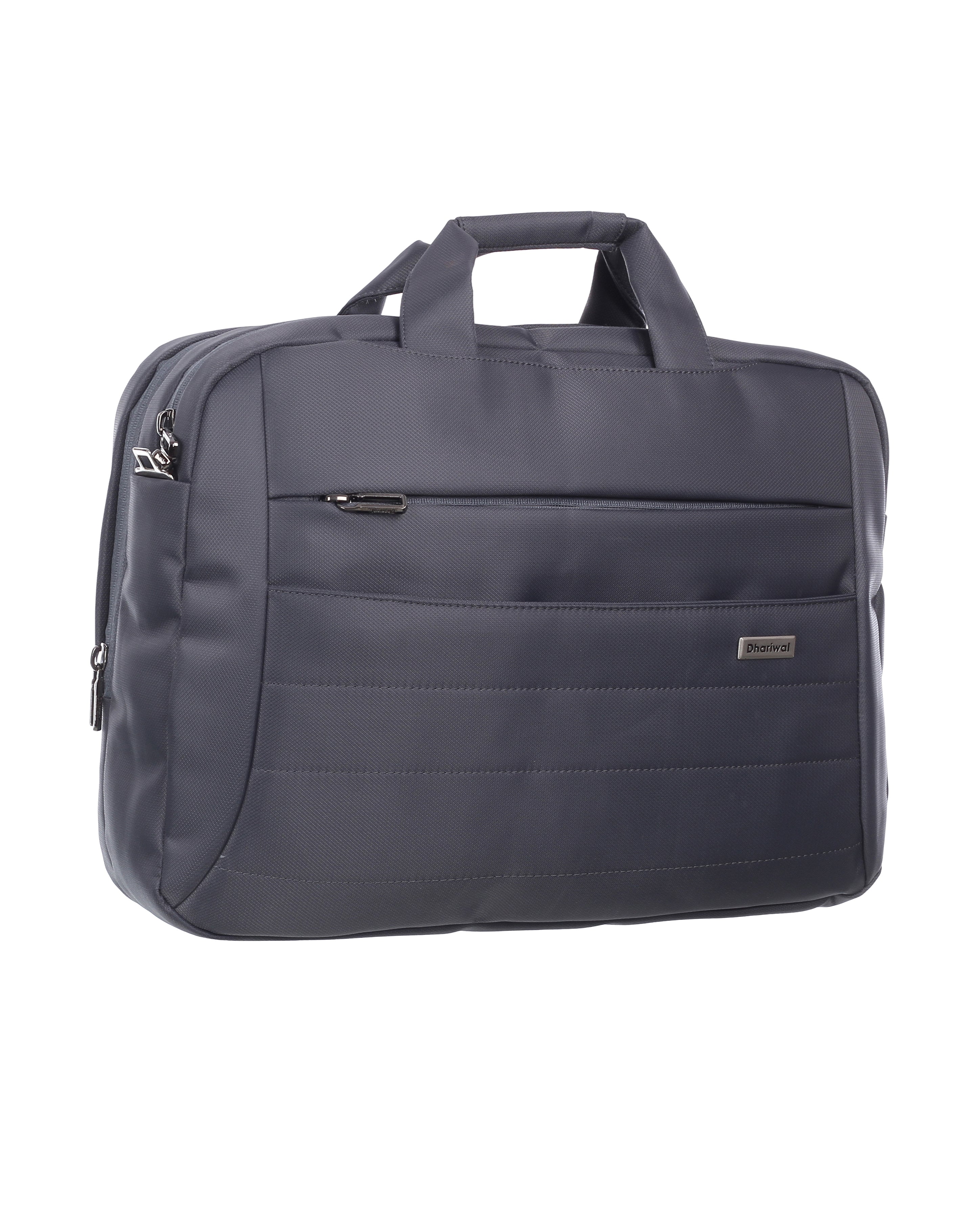 Foam File Messenger Bag 16 Inch Brown Faux Leather Office Bag | Laptop Bag for Men EB-618