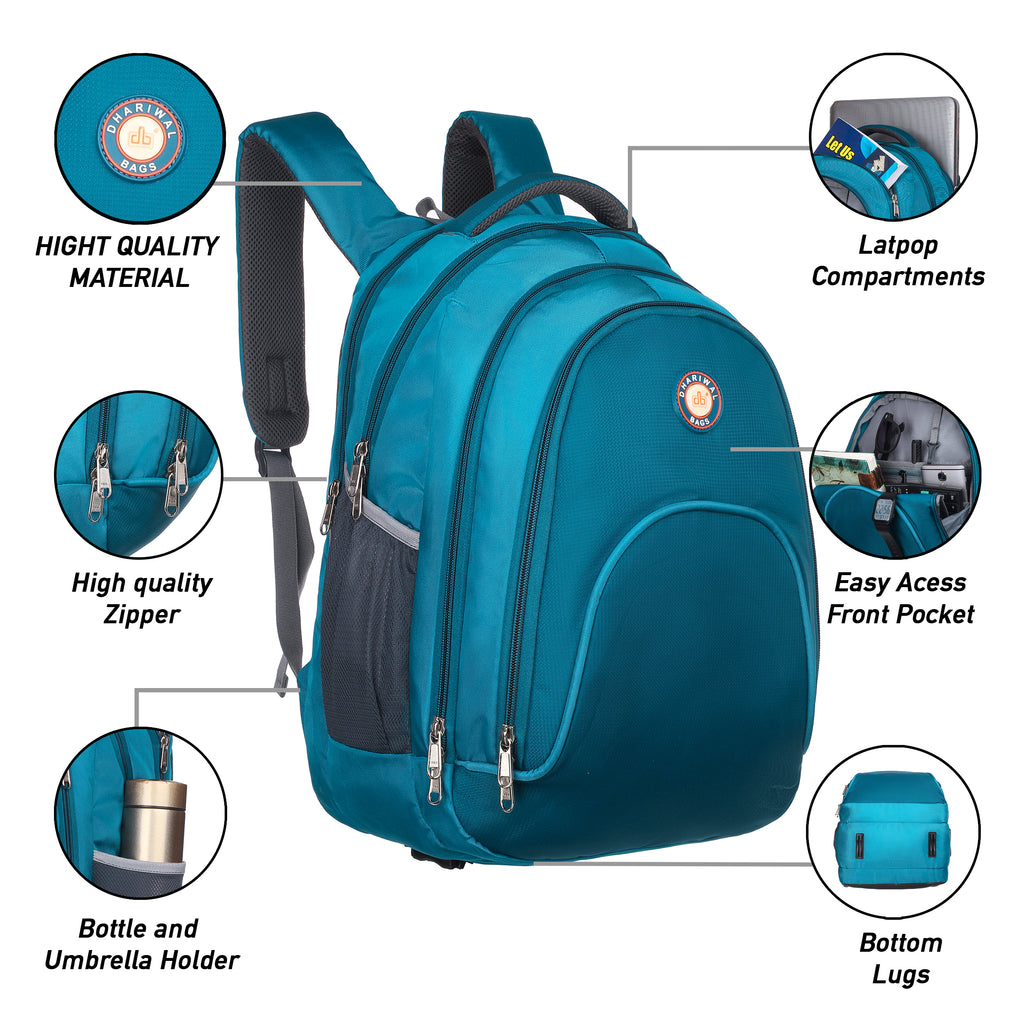 Dhariwal Backpack for Men & Women | Office, Travel, School, College bag| 45L  BP-232