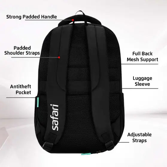 SAFARI  Aura 1  Large 37 L Laptop Backpack