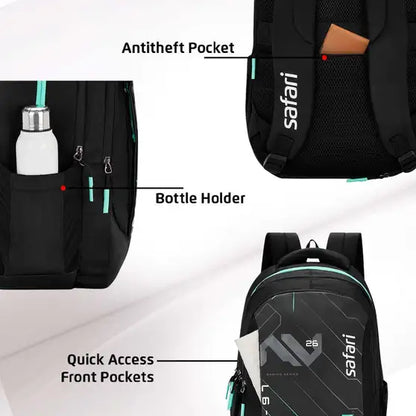 SAFARI  Aura 1  Large 37 L Laptop Backpack