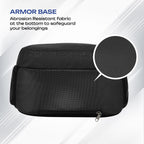 SAFARI Duplex 5 Armor Base, File holder, Rain Cover Backpack -32 L (Black)