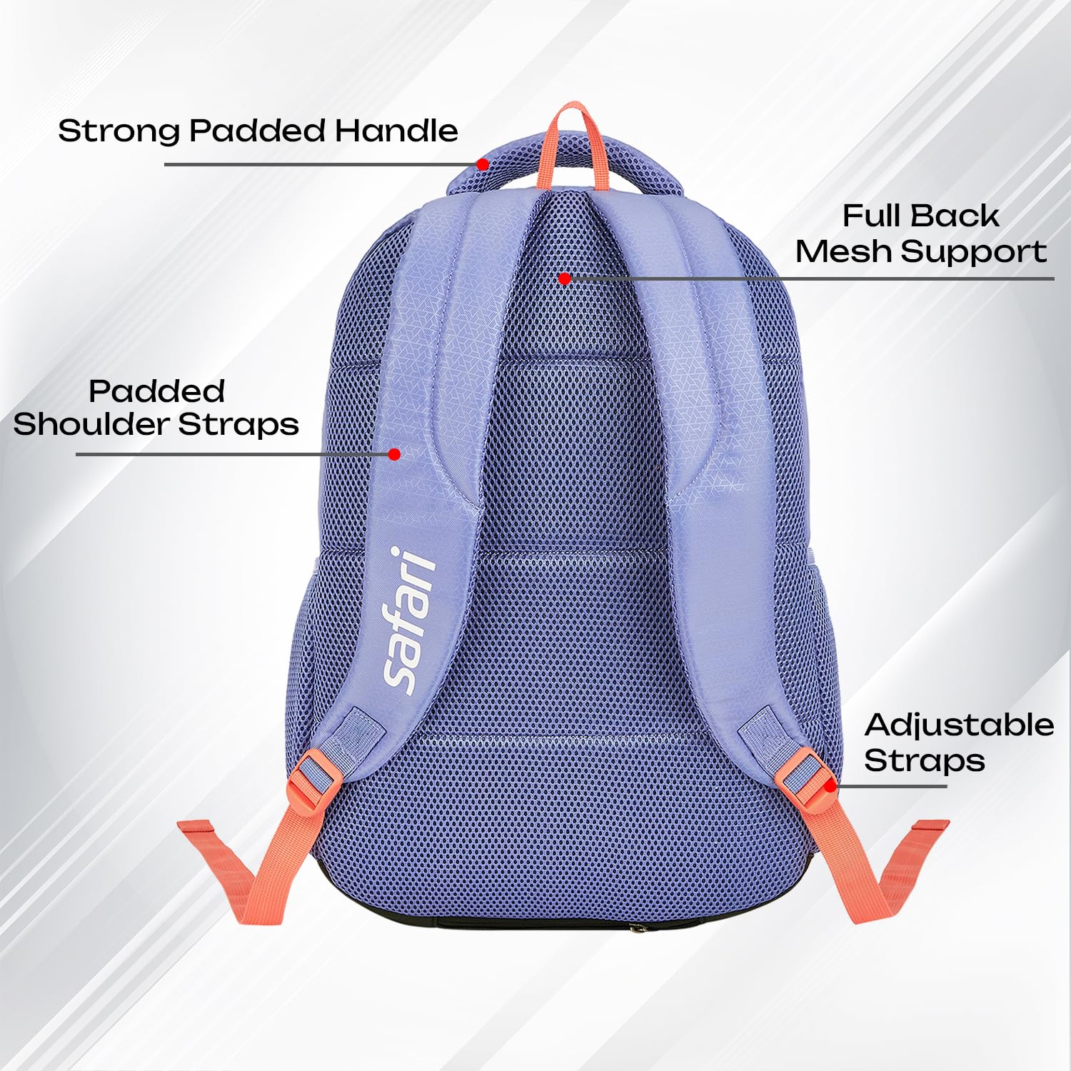 SAFARI Triplex 7 Armor Base, File holder, Rain Cover Backpack-37 L