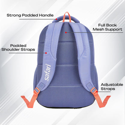 SAFARI Triplex 7 Armor Base, File holder, Rain Cover Backpack-37 L