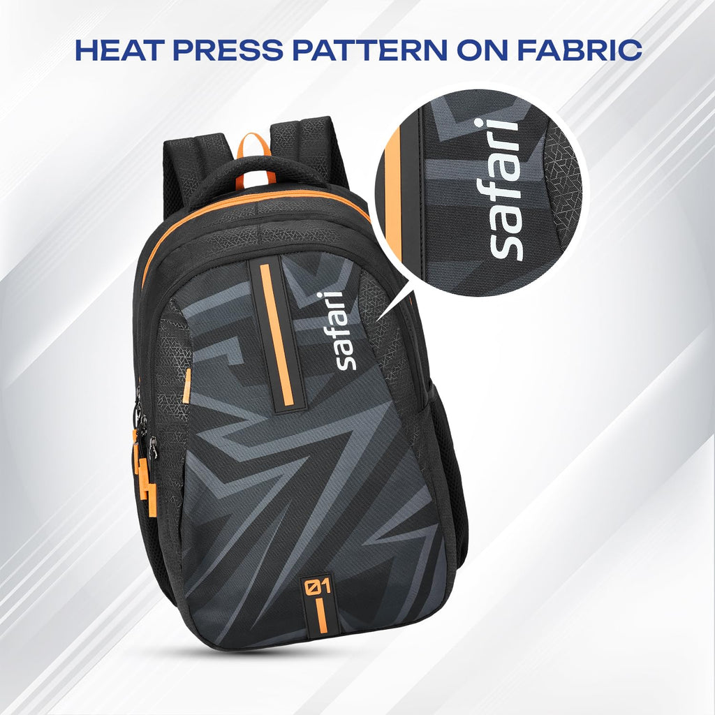 SAFARI Triplex 6 Armor Base, File holder, Rain Cover Backpack -37 L