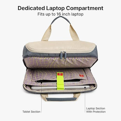 Uppercase 14L Omega 02 Professional Laptop Messenger Bag | upto 15.6''| 3x More Water Resistant