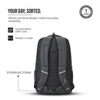 Gear Aspire 19”/30L Laptop Backpack | Casual Backpack | Travel Backpack | College Bag For Men/Women (Black)