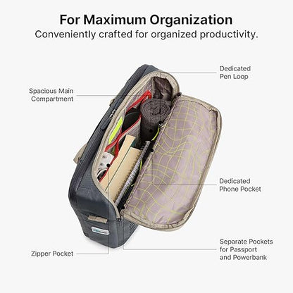 Uppercase 14L Omega 02 Professional Laptop Messenger Bag | upto 15.6''| 3x More Water Resistant