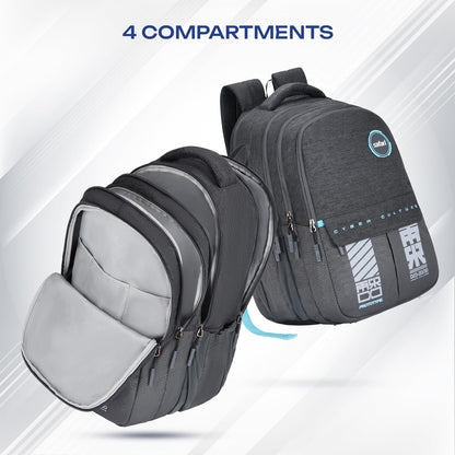 SAFARI Quadro 7 - File holder, 4 Compartment, Rain Cover Backpack -43 L