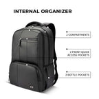 Gear Vintage 4 19"/29L Anti Theft Faux Leather  4 Compartment Laptop Backpack /Casual Backpack College Bag For Men/Women
