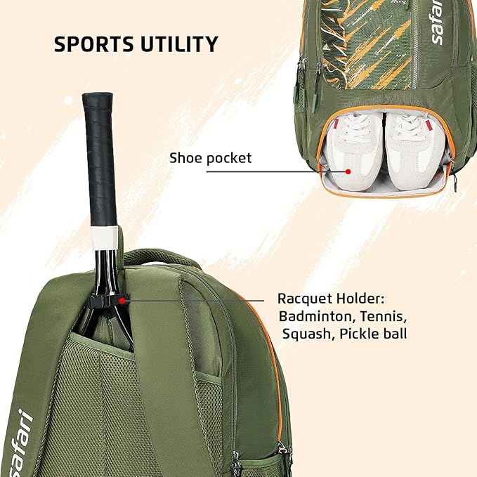 Safari Smash 37L Sport Utility School Backpack