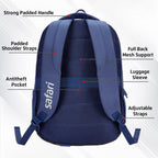 SAFARI Aura 3  Antitheft ,Trolley Sleeve & Laptop Backpack -37 L