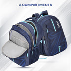 SAFARI Triplex 6 Armor Base, File holder, Rain Cover Backpack -37 L