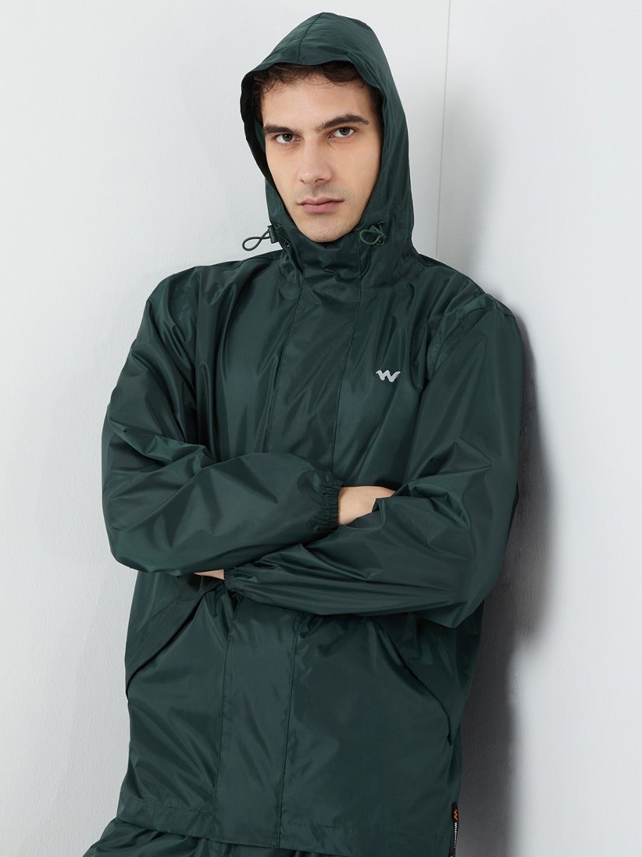 Wildcraft Men 2 Tone Bag Pro Rain Coat Cheater Suit  (43136/7)