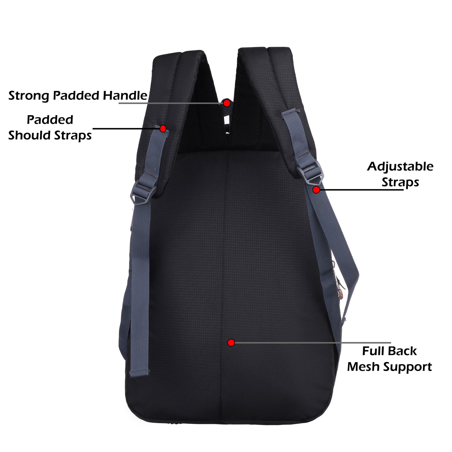 Dhariwal 46L BP-213  Unisex Large Backpack , Strong & Lightweight | Water-Resistant