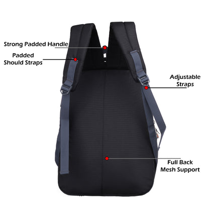 Dhariwal 46L BP-213  Unisex Large Backpack , Strong & Lightweight | Water-Resistant