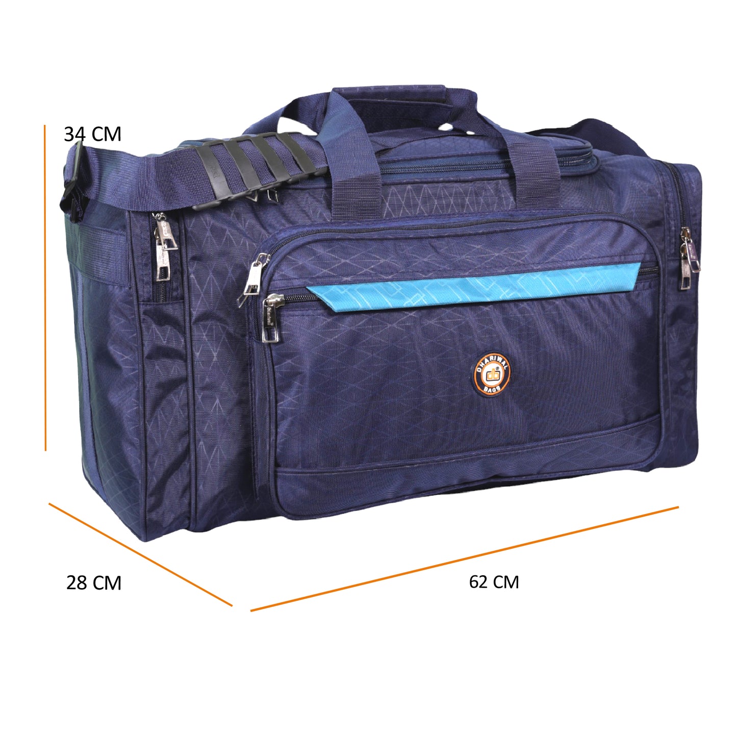 हैंडी ट्रैवलिंग बैग 900 X 900 मैटी 57cm x 30cm x 28 सेमी TRB-504