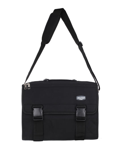 Dhariwal Tool Bag for Electrician, Technician, Mechanic, Service Engineer and Office use Heavy Duty EB-608 Black