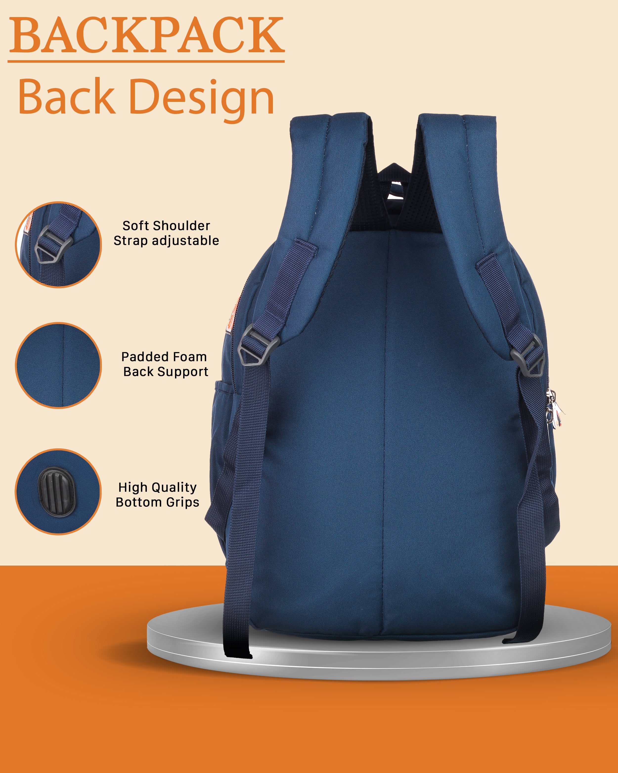 Dhariwal 28L BP-205 Travel/School/College/Office/Running Staff Bag For Men & Women