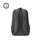 Gear Aspire 3 Faux Leather 17"/25L laptop /Travel /College Bag For Men/Women (Black-Black)