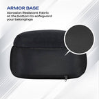 SAFARI Bonus 7  Freebie pencil pouch, Rain Cover Backpack -37 L (Black)